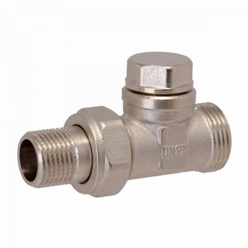 FixTrend egyenes visszatérő radiátorszelep, 1/2" x G3/4"