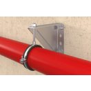 FISCHER kétrészes gumibetétes bilincs, M10/12, 197-203mm