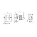 GRUNDFOS Magna3 40-80 F 220 keringető szivattyú, karimás, 220mm, DN40, 230V