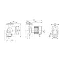 GRUNDFOS Magna3 40-150 F 250 keringető szivattyú, karimás, 250mm, DN40, 230V