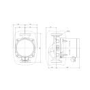 GRUNDFOS Alpha 1 25-80 130 keringető szivattyú, 6/4"