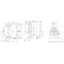 GRUNDFOS Magna1 25-120 keringető szivattyú 180mm, 6/4"