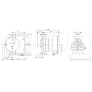 GRUNDFOS Magna1 32-100 180 keringető szivattyú, 180mm, 2", 230V
