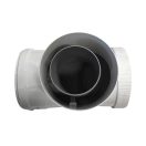 BAXI PP/s ellenőrző 90° könyök idom, 80/125mm