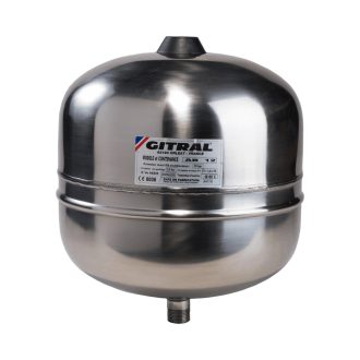   GITRAL AB12 INOX 12 literes HMV tágulási tartály, 3/4"
