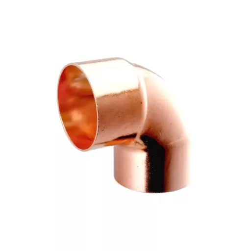 Concept 5090 forrasztható réz könyök idom 90°, 15 mm, két tokos réz fitting