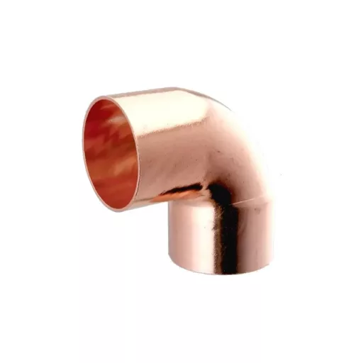 Concept 5092 forrasztható réz könyök idom 90°, 42 mm, tokos csatlakozással