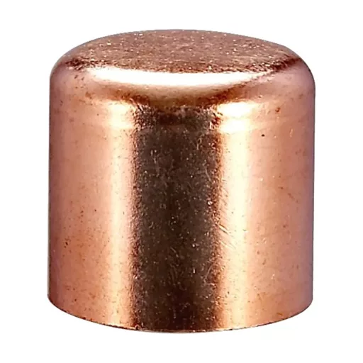 Concept 5301 forrasztható réz kupak 15 mm, hengeres zárósapka termékfotó