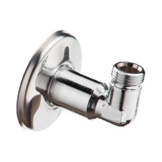   ARCO 90° bojler bekötő könyök rozettával, 1/2"x1/2" KK