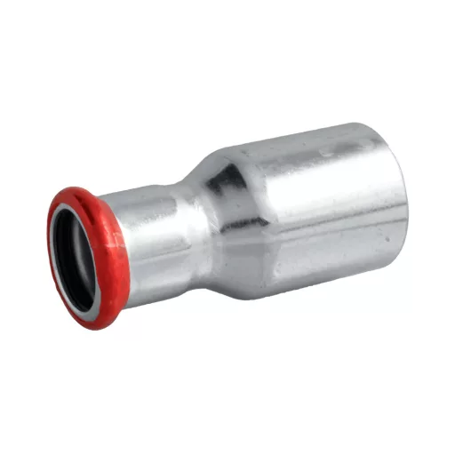 FixTrend Steel Press szénacél szűkítő, 88.9-54 mm, piros tömítőgyűrűs préstokkal