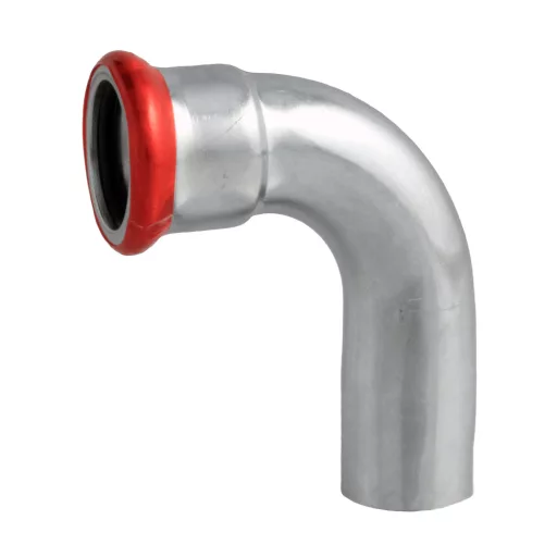 FixTrend Steel Press szénacél ív, 90°, 1 tokos, 42mm