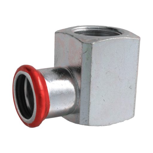 FixTrend Steel Press szénacél könyök, rövid, 22mm tok-3/4"B