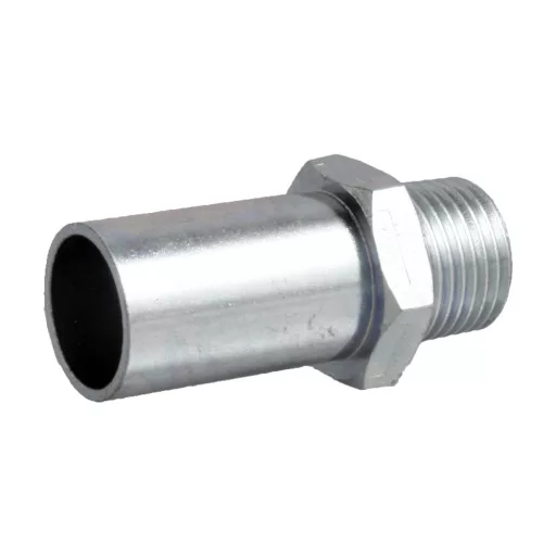 FixTrend Steel Press szénacél külső menetes betoló átmeneti idom 18 mm x 3/4", hatlapú test