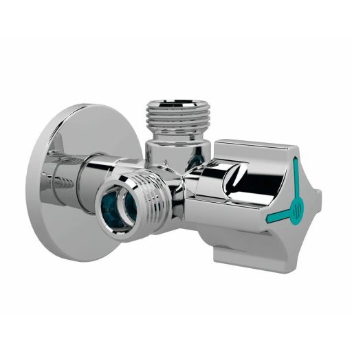 ARCO VITAQ Twin sarokcsap dupla csatlakozási lehetőséggel, 1/2" x 1/2" x 1/2"