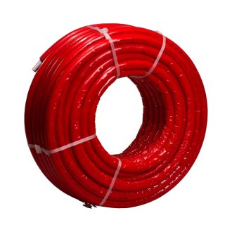  CONCEPT MLC S4 PE-RT/Al/PE-RT piros színű ötrétegű szigetelt cső, 26x3 mm, 50m / tekercs