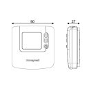 X HONEYWELL DT92 RF digitális vezeték nélküli szobatermosztát