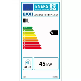   BAXI Luna Duo-Tec MP 1.50+ ERP fali kondenzációs fűtő gázkazán, 45kW