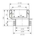 FixTrend WC-bekötő excenter