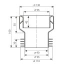 FixTrend WC-bekötő szimering
