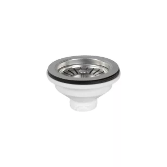   FixTrend mosogató leeresztőszelep, fémdugóval (szűrő), 6/4"x114mm