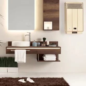   FÉG EURO FK25 ERP kéményes falifűtő fehér színben, 2.9 kW