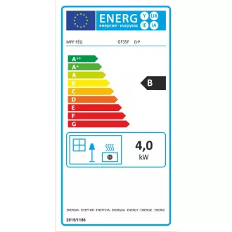   FÉG GF35F ERP parapetes gázkonvektor parapet szett nélkül bézs színben, 4 kW