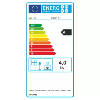   FÉG GF36 ERP energiatakarékos parapetes gázkonvektor parapet szett nélkül bézs színben, 4 kW