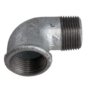 Horganyzott könyök 90° 1" KB
