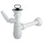 MCALPINE HC1LWM műanyag buraszifon mosógép csatlakozóval, 5/4"x32mm
