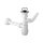 MCALPINE HC1LWM 40 mosdó búraszifon mosógép csatlakozással, 5/4" x 40mm