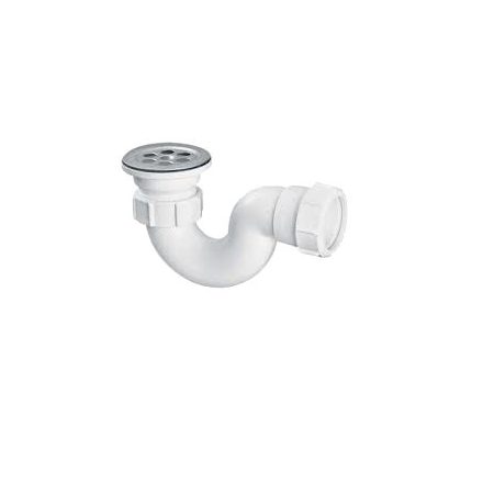 MCALPINE HC25 zuhanytálca szifon 40mm, 6/4"x70mm leeresztőszeleppel