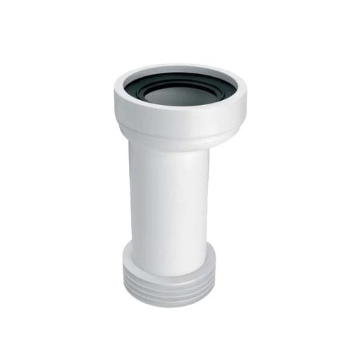 MCALPINE HC37S/WC-CON2 WC-bekötő cső, egyenes, L=260mm, DN100/110