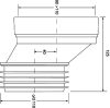 MCALPINE HC38 WC-bekötő excenter 4 cm elhúzással