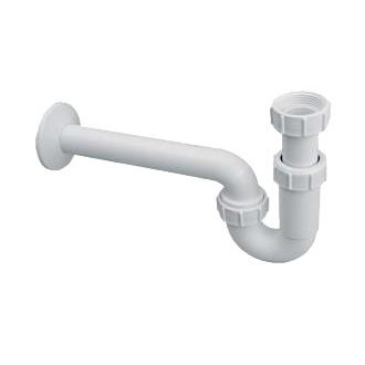   MCALPINE HC4PF40 műa.csőszifon 6/4"x40mm, leeresztőszelep nélkül