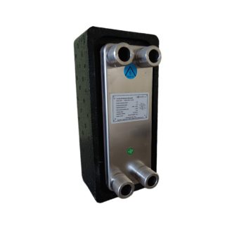   Concept forrasztott 20 lemezes hőcserélő hőszigeteléssel, 4 x 3/4"