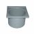 HL 037N.2E rácstartó padlóösszefolyóhoz, D110/90, 123 x 123 mm