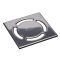 HL 037PR.1E inox lefolyórács Primus szifonbetétes rácstartókhoz, 115 x 115 mm