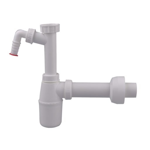 HL 132.1/30 mosdó szifon mosógép csatlakozóval, D32 x 5/4"