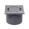 HL 37N rácstartó padlóösszefolyóhoz inox ráccsal, DN110, 123 x 123 mm