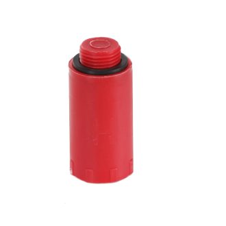 HL 42.R piros műanyag nyomáspróba dugó, 1/2"