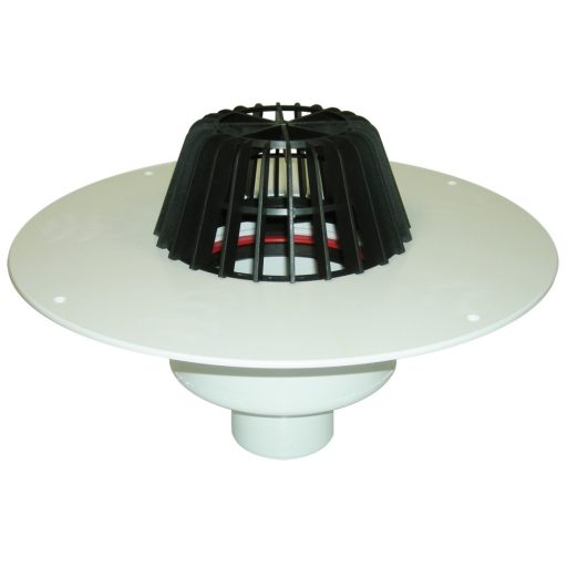 HL 62P/1 lapostető összefolyó PVC karimával, DN110