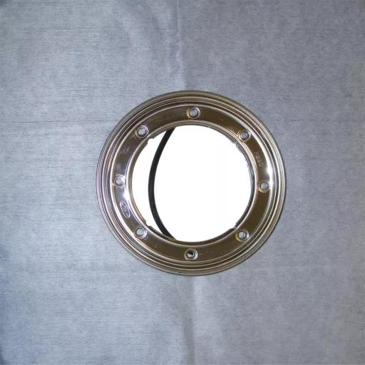 HL 8300.M inox kerek szorítótárcsa csavarfuratokkal, Montaplast-B fóliás szigetelő készlet