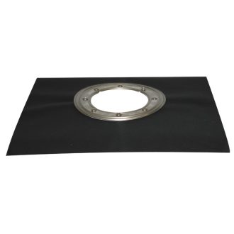   HL 8300 szigetelőklt inox szorítótárcsával, 500x500mm EPDM fóliával
