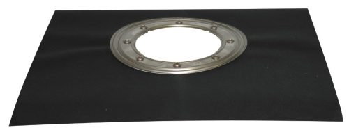 HL 8300 szigetelőklt inox szorítótárcsával, 500x500mm EPDM fóliával