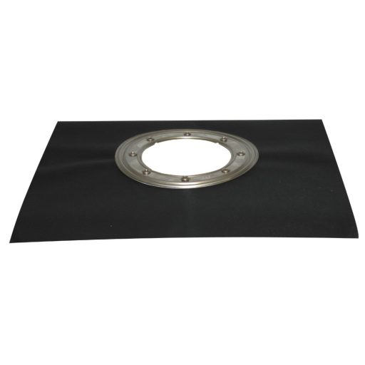 HL 8300 szigetelőklt inox szorítótárcsával, 500x500mm EPDM fóliával