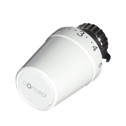 X CONCEPT folyadékpatronos termofej Danfoss csatlakozással Radel és Vogel Noot szelepes radiátorokhoz