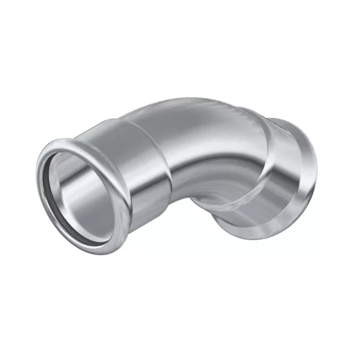 FixTrend Inox press 45°-os tokos ív, 18 mm, rozsdamentes press idom termékfotó