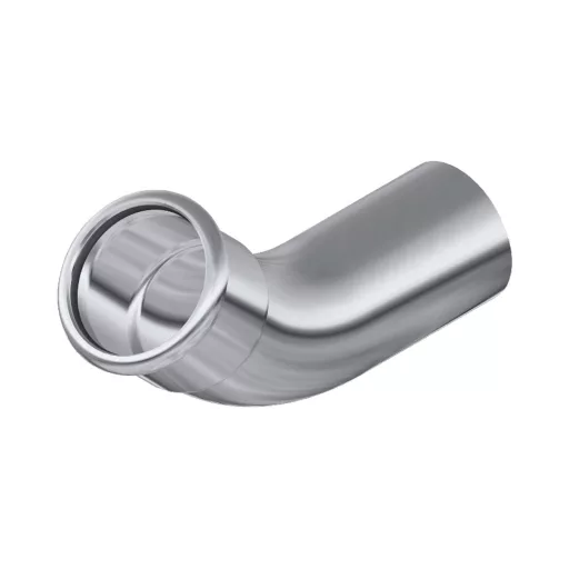 FixTrend Inox press tokos ív 45°, 88.9 mm, rozsdamentes press idom termékfotó