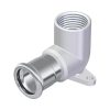 FixTrend Inox press talpas falikorong, 22 mm - 3/4"