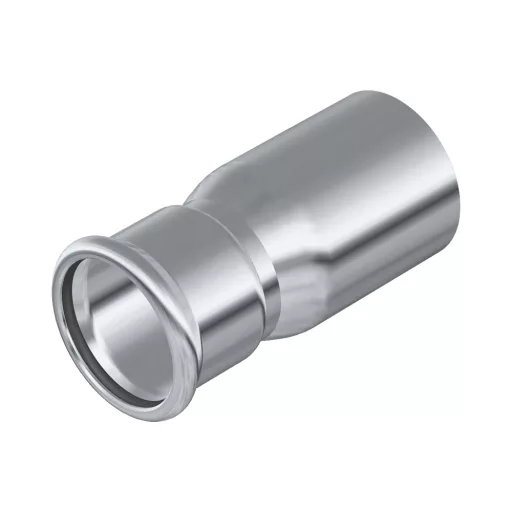 FixTrend Inox press tokos szűkítő 28-15 mm, rozsdamentes présidom O-gyűrűs tokvéggel